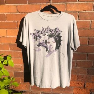 NARUTO Anime Graphic Tee Soft Grey🔥RARE🔥